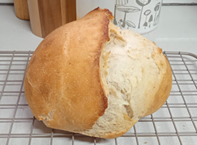 Homemade sourdough bread
